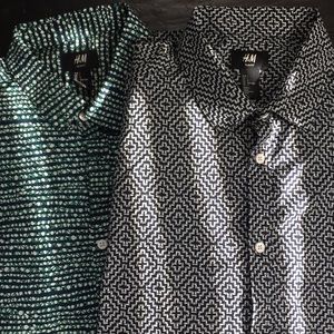 Two H&M Men's Shirts